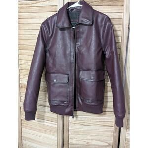 INTERNATIONAL CONCEPT  (INC) MEN'S JACKET- MAROON $96 Size XS